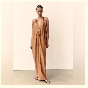 Zara kaftan maxi dress